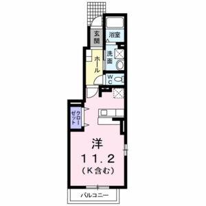 ワンルーム 間取り図