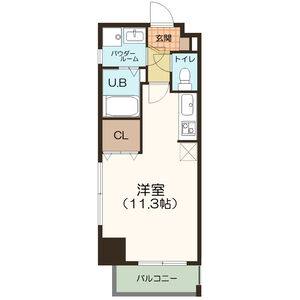 ワンルーム 間取り図