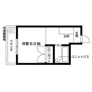 ワンルーム 間取り図