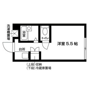 ワンルーム 間取り図