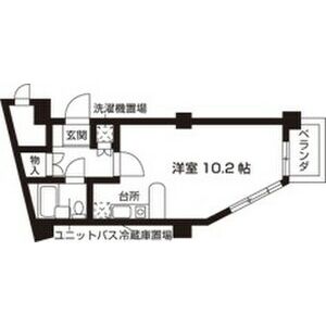 ワンルーム 間取り図