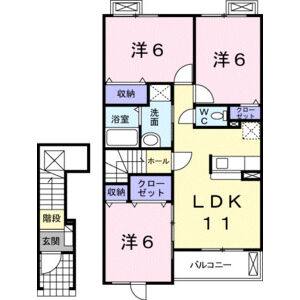3LDK 間取り図