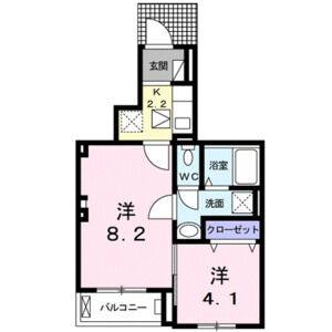 2K 間取り図
