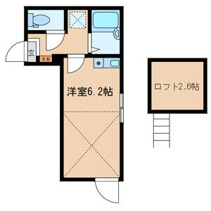 ワンルーム 間取り図