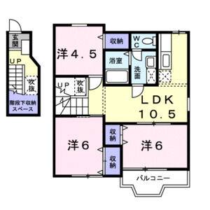 3LDK 間取り図