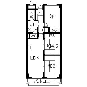 3LDK 間取り図