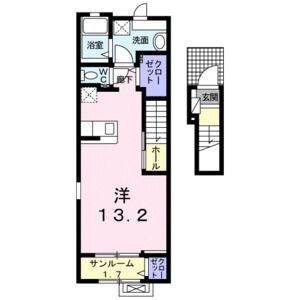 ワンルーム 間取り図