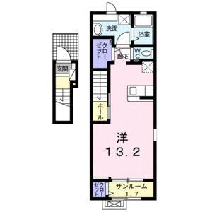 ワンルーム 間取り図