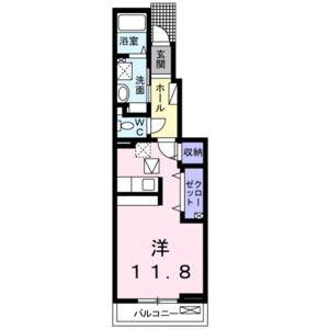 ワンルーム 間取り図