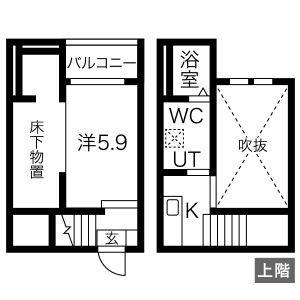 ワンルーム 間取り図