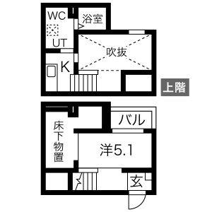 ワンルーム 間取り図