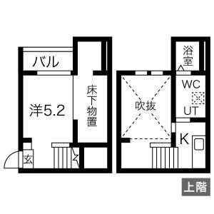 ワンルーム 間取り図