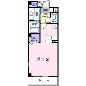 ワンルーム 間取り図