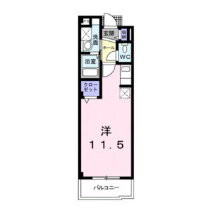 ワンルーム 間取り図