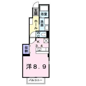 ワンルーム 間取り図