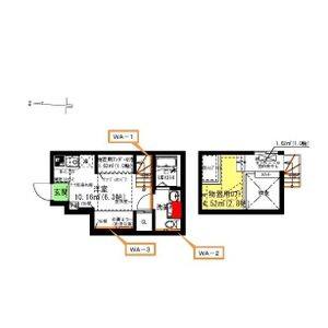 ワンルーム 間取り図