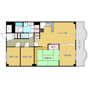 4LDK 間取り図