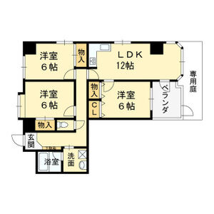 3LDK 間取り図