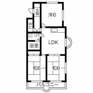 3LDK 間取り図