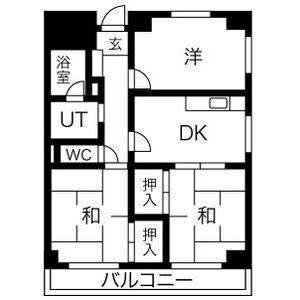 3DK 間取り図