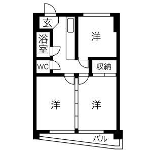3K 間取り図