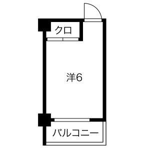 ワンルーム 間取り図