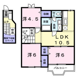 3LDK 間取り図