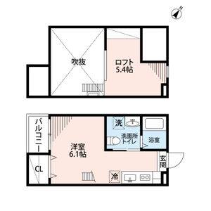 ワンルーム 間取り図