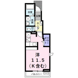 ワンルーム 間取り図