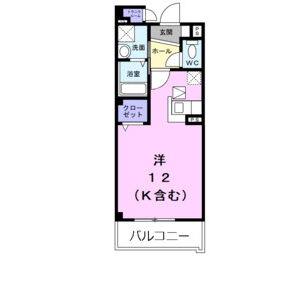 ワンルーム 間取り図
