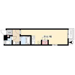 ワンルーム 間取り図