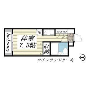 ワンルーム 間取り図
