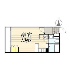 ワンルーム 間取り図