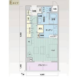 ワンルーム 間取り図