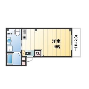 ワンルーム 間取り図
