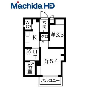 2K 間取り図