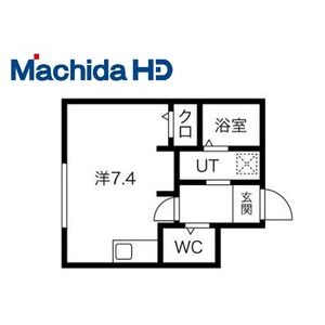 ワンルーム 間取り図