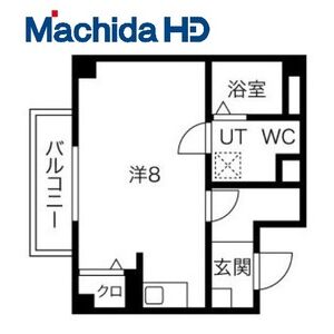 ワンルーム 間取り図