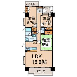 3LDK 間取り図