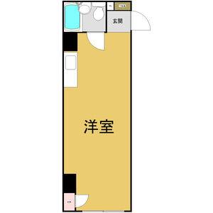 ワンルーム 間取り図