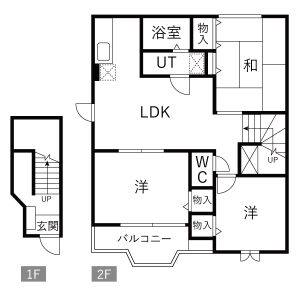 3LDK 間取り図
