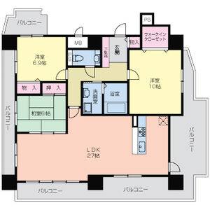 3LDK 間取り図