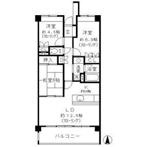 3LDK 間取り図