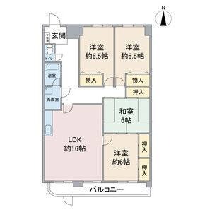 4LDK 間取り図