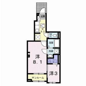 2K 間取り図
