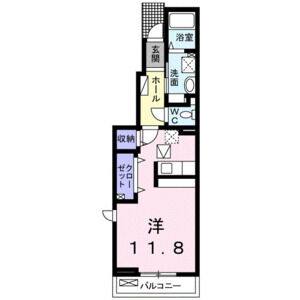 ワンルーム 間取り図