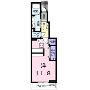 ワンルーム 間取り図