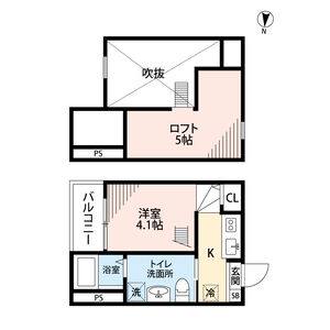 ワンルーム 間取り図