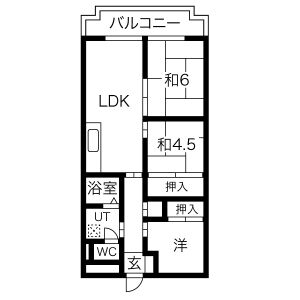 3LDK 間取り図