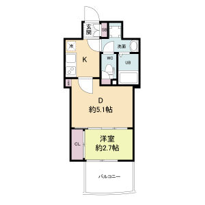 2K 間取り図